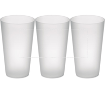 Frosted PP cup 550 ml